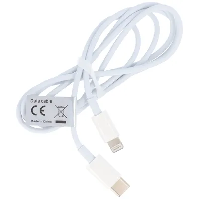 Produktbild von USB-C Datenkabel passend für USB TYPE C USB-C auf iPhone Weiss für iPhone 11, 12, X, XS, XR