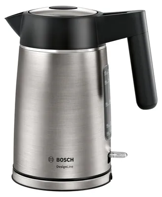 Zdjęcie produktu dla Bosch TWK5P480, 1,7 l, 2400 W, Czarny, Stal nierdzewna, Stal nierdzewna, Wskaźnik poziomu wody, Zabezpieczenie przed przegrzaniem