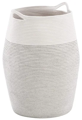 Produktbild von Wäschekorb 105 Liter - Wäschekorb mit Deckel - Wäsche - Wäschekorb 3 Fächer - Wäschekörbe - Handgewebtes Design - Sicher für Kinder und Haustiere - Wäschecontainer