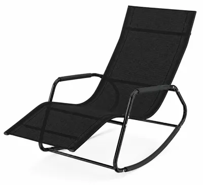 Obrázek produktu pro Houpací lehátko. Ergonomická, odolná zahradní lehátka z prodyšné látky s kovovou konstrukcí. Relaxační lehátko s nosností až 160 kg, vhodné pro venkovní použití, na balkon a terasu. Rozměry: 143 x 57 x 86 cm