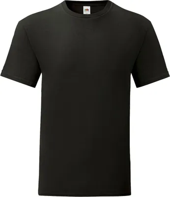 Produktbild von Fruit of the Loom Iconic 150 T-Shirt Farbe: schwarz Größe: L