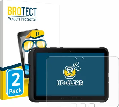 Produktbild von 2x Für Samsung Galaxy Tab Active 4 Pro Schutzfolie BROTECT Displayschutz Display Schutz Folie Klar Transparent