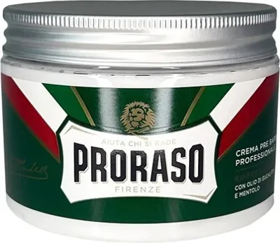 Produktbild von Proraso Preshave Cream zielony krem odświeżający z eukaliptusem 300 ml