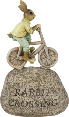Produktbild von Clayre & Eef Figur Kaninchen 20 cm Grau Kunststoff