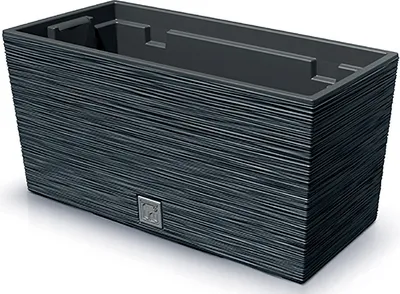 Produktbild von nabbi Kunststoff Blumentopf DFC400 39,5 cm - Anthrazit