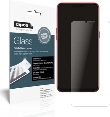 Zdjęcie produktu dla 2x folia ochronna do OPPO A3S matowa - folia antywstrząsowa 9H dipos Glass szkło plastikowe