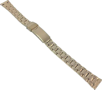 Produktbild von Minott Uhrenarmband 14mm | Edelstahl gelbgoldfarben hochglanz 30613G
