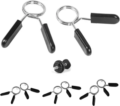 Produktbild von Federklemmen für Kurzhantelstangen, 8 Stück, 30 mm Durchmesser
