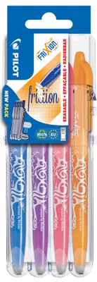 Produktbild von PILOT Tintenroller FRIXION BALL 07 Set2Go 4er Etui apricot koralle lila skyblue