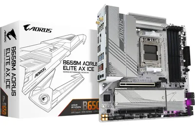 Produktbild von Gigabyte B650M A ELITE AX ICE Motherboard
