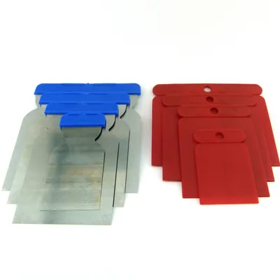Produktbild von 8ter Set Japanspachtel 4x Stahlblatt fexibel + 4 Kunststoff Autospachtel