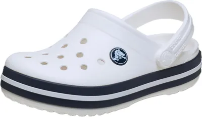 Produktbild von Crocs Toddler Crocband Clog 22-23 EU White/Navy