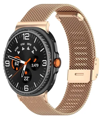 Obrázek produktu pro Nerezové ocelové náramkové hodinky xDfind pro Samsung Galaxy Watch 9 / 8 / 8 Classic, design s propleteným řemínkem