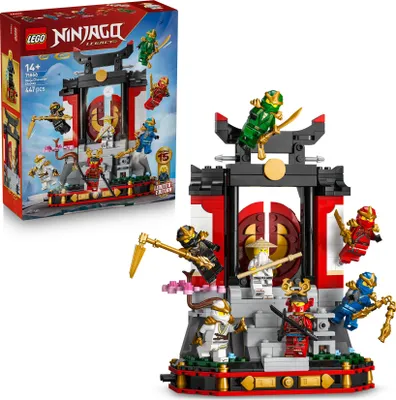 Produktbild von LEGO NINJAGO 15-jähriges Jubiläum: Ninja-Charaktere zum Ausstellen - Kloster Spielzeug mit 8 sammelbaren Minifiguren & Schwertern - Kreatives Geschenk für Jungen ab 14 Jahren & erwachsene Fans - 71866