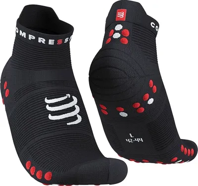 Immagine prodotto di Compressport Pro Racing V4.0 Run Low Nero/Rosso T4 calze da corsa