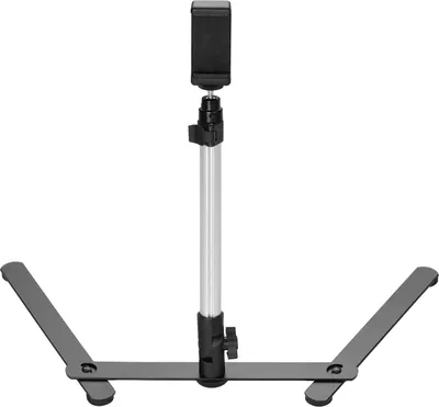Immagine prodotto di FOTOGRAFIA STAND DA TAVOLO Kit per lo streaming live del telefono con supporto regolabile telecomando monopiede aereo per smartphone di larghezza 5,8-9,3 cm carico massimo 2 kg
