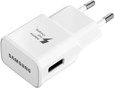 Produktbild von Original Samsung Wand Ladegerät + USB -Typ C Ladekabel – Weiß