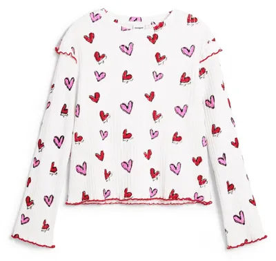 Productafbeelding van Desigual TS_Amore, kleur 1001 Ecru, staat. 9/10