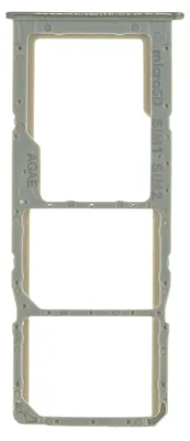 Produktbild von Samsung Galaxy A71 (SM-A715F) Sim Karten Halter Tray Fach (Prism Crush Silver), Weiß
