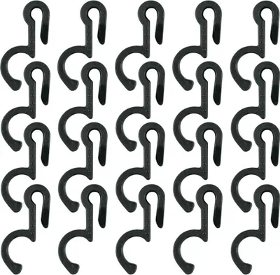 Produktbild von SKS Kabelkanal Clips 20er Set  robuste Kunststoff-Clips für Rundprofile, ide...