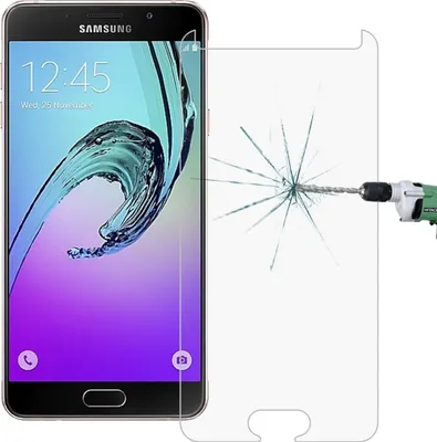 Produktbild von Mobigear Samsung Galaxy A3 (2017) Panzerglas Gehärtetes Glas Displayschutz - Hüllenfreundlich