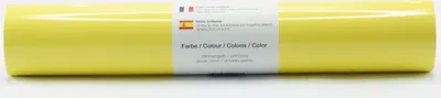 Produktbild von Kreativplotter Vinylfolie glänzend ZITRONENGELB 30,5x300 cm