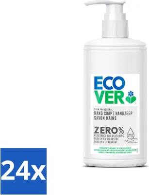 Productafbeelding van Ecover - Handzeep ZERO - Geurvrij - 250 ml - Voordeelverpakking - 24 stuks
