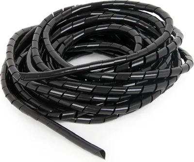 Produktbild von Gembird Kabelwickler 12 mm schwarz 10 m