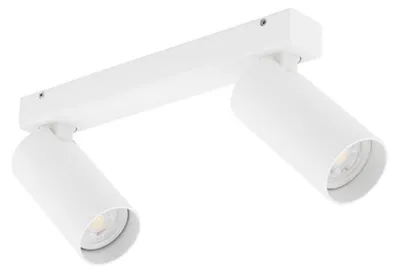 Productafbeelding van Opbouwspot 2x GU10 Fourty wit