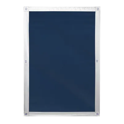 Produktbild von Lichtblick Dachfenster Sonnenschutz Haftfix, ohne Bohren, Verdunkelung Blau, 118,9 cm, 59 cm x 118,9 cm (B x L) für MK08