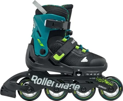 Image de Rollerblade Microblade - Rollers pour enfants, noir, taille 36 1/2 - Enfants, noir, taille 36 1/2
