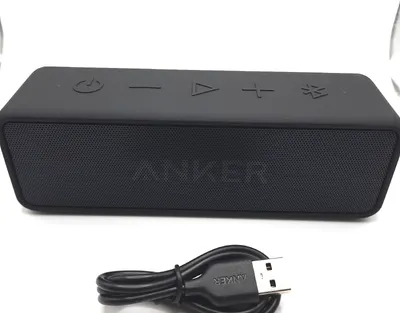Zdjęcie produktu dla Głośnik Bluetooth Anker SoundCore 2 – potężny bas, dwa przetworniki basowe, 24 godziny pracy (19,40)