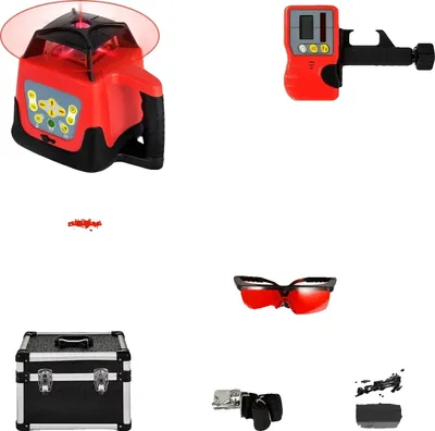 Obrázok produktu pre Rotačný laser, merací rozsah 500 m, automatické samonivelačné nastavenie, červený lúč 2