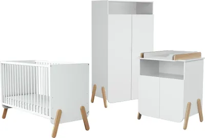 Productafbeelding van Babyslaapkamer met bed, luiertafel en kledingkast PIRATE in hout
