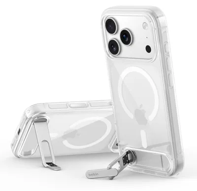 Image de Coque transparente pour iPhone 18 Pro / 17 Pro de Belkin, avec support intégré