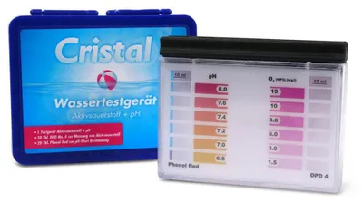 Produktbild von CRISTAL Wassertestgerät Sauerstoff + pH-Wert