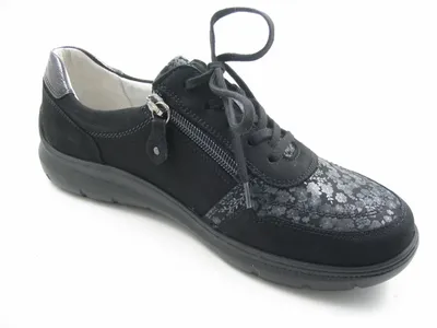 Produktbild von WALDLÄUFER Damen  Schnürschuhe sportlich schwarz Gr. 51/2
