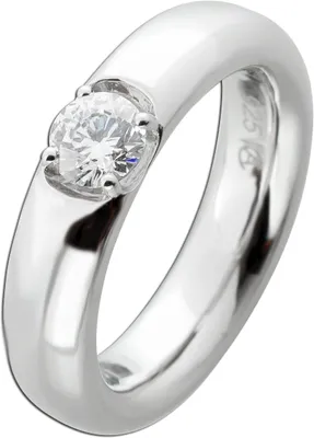 Produktbild von Solitärring 0.50ct F VSI Silber 925 Lab Grown Diamant  17