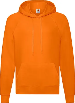 Immagine prodotto di Fruit of the Loom 62-140-0 | Felpa leggera da uomo con cappuccio - Colore: Arancione - Taglia: M