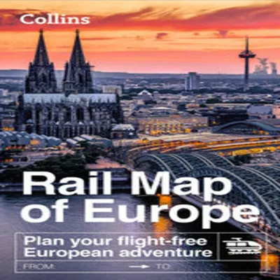Obrázek produktu pro Collins Železniční mapa Evropy
