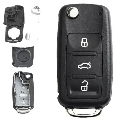 Immagine prodotto di Custodia per chiavi auto, realizzata in ABS resistente, facile da installare da soli, colore nero