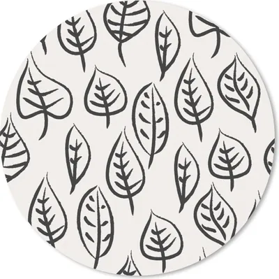 Produktbild von MuchoWow® Mauspad Mousepad Muster - Blätter - Design 20x20 cm - Mousepads - Maus Mat - Pad - Mausunterlage - Schreibtischmatte
