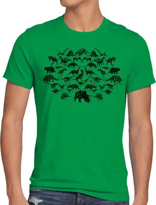 Produktbild von style3 Sheldon Monsters Herren T-Shirt dinosaurier urzeit