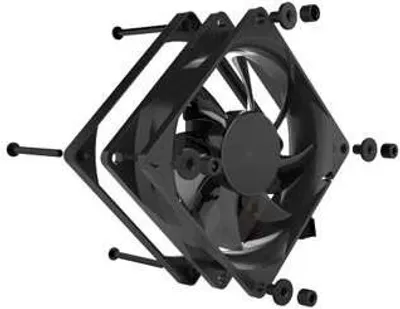 Zdjęcie produktu dla Blacknoise P-1, Wentylator, 8 cm, 1500 RPM, 0,053 sony/sonów, 29,3 m³/h, Czarny