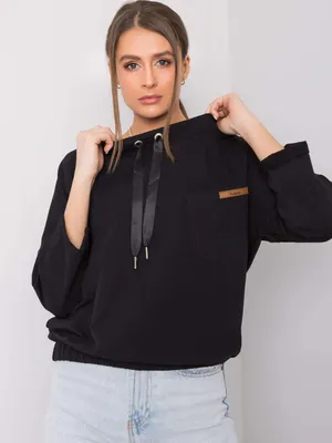 Produktbild von Relevance Damen-Sweatshirt ohne Verschluss Gomulfus schwarz One size