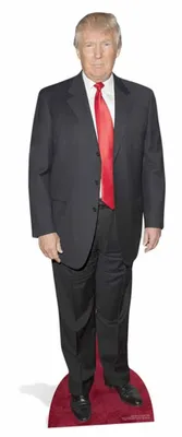 Produktbild von Donald Trump - Red Carpet Pappaufsteller Pappfigur Standy - ca 180 cm