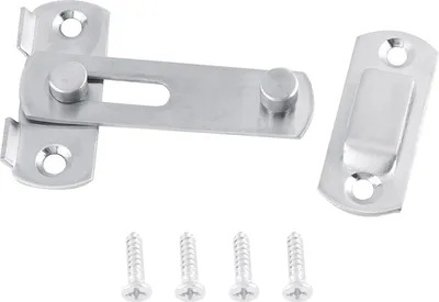 Imagen del producto de Cerradura de resorte de acero inoxidable para puertas correderas, ideal para ventanas, armarios, vestuarios y otros accesorios