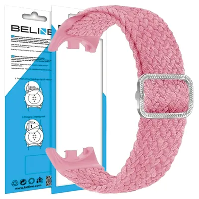 Obrázek produktu pro Beline Pasek Mi Band 9/8 Nylonróżowy/Pink