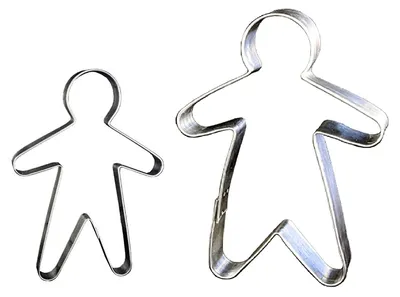 Immagine prodotto di LARES - Set da 2 formine per biscotti "Martinsmann" - diverse dimensioni, accessori da forno