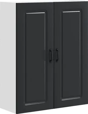 Produktbild von vidaXL Geschirrspülerfront Kalmar Schwarz 80 x 31 x 100 cm